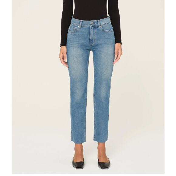 NWT DL1961 Mara Straight Mid Rise Instasculp Ankle Jeans 27 - Picture 3 of 6